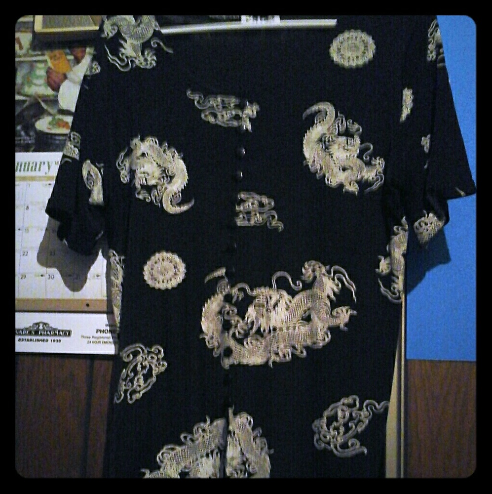 Oriental  styled top